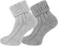 Preview: 2 Paar TippTexx 24 Umschlag-Socken Wollsocken mit Alpaka